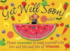 smile kaart get well soon watermeloen